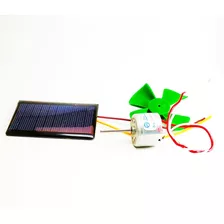 Mini Panel Solar Y Pequeño Motor Y Aspas Proyecto Escolar