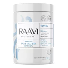 Creme De Massagem Neutro Hipoalergênico Raavi 1kg