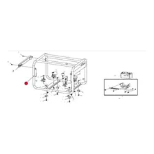 Quadro Para Gerador Branco Gasolina B4t-2500s Peça