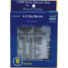 Juego De Aviones Trumpeter 1/350 A3d Skywarrior Para Uss