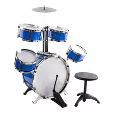 Bateria Musical Drum Jazz 6 Piezas Jugueteniños 661-885 Roja