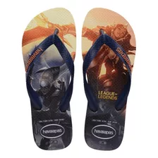 Chinelo Havaianas League Of Legends Bege