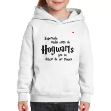 Moletom Infantil Esperando Minha Carta De Hogwarts Blusa Fri