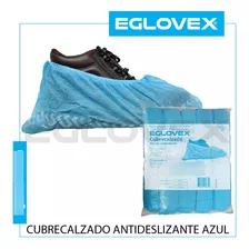 10 Bolsas De 100und Cubrecalzado Antides Eglovex Azul