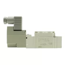 Válvula Pneumática Smc 5/2 Vias 1/8 24vcc Din Sy5120-5d-01