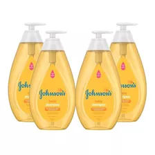 Shampoo Johnsons Baby Regular 750ml Com 4 Unidades