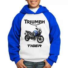 Moletom Infantil Moto Triumph Tiger 800 Xrt
