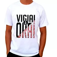 Camiseta Masculina Moda Evangélica Vigiai E Orai Estampada