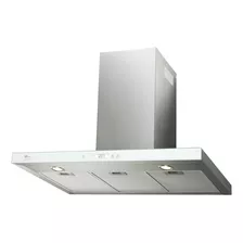 Exaustor Depurador De Cozinha Fischer Infinity Aço Inoxidável E Vidro De Parede 900mm X 740mm X 505mm Inox E Branco 127v