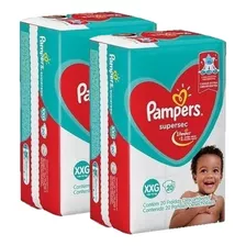 Kit 2 Pacote Fraldas Pampers Supersec P M G Xg Envio Rapido