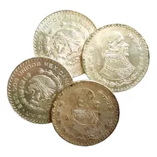Moneda Un 1 Peso Tepalcate Morelos Plata Con Brillo Original