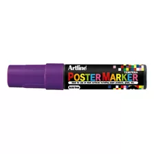 Poster Marker 12mm Artline Colores Básicos Color Púrpura