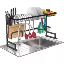 Escurridor Kitchen Rack Organizador De Platos, Acero Inoxida