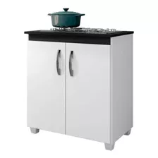 Balcão Para Cooktop 5 Bocas Fox Arte Móveis Branco