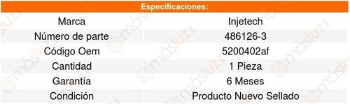 Filtro Combustible Liberty 4cil 2.4l 05_05 Injetech 8354874 Foto 2