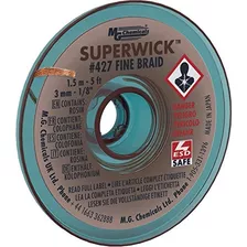 Trenza Desoldadora Mg Chemicals 5 Trenza Fina Super Wick Con