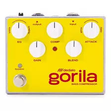 Pedal De Efecto Para Instrumento Cuerda Dedalo Gorila Gor-4 Color Amarillo