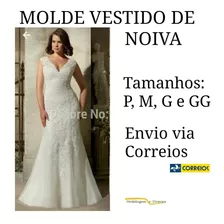 Molde Vestido Noiva P,m E G Envio Correios Tam Sepárados