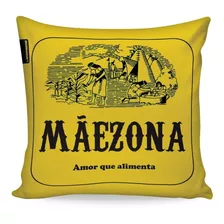 Almofada Personalizada Mãezona 35x35 Microfibra Premium 