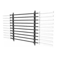 Suporte Horizontal 10 Barras Olímpicas Crossfit Lpo Academia Cor Preto