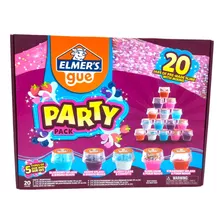 Elmers Party Pack 20 Botes De Slime Con Mezclas De 59ml Color Colores