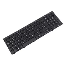 Teclado P/ Notebook Gateway Pew91 F3 Wi-fi Marca Bringit Cor Preto