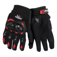 Guantes Roda Con Limpia Mica/touchscreen Color Rojo Talla M