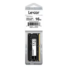 Memoria Ram Lexar Ddr4 De 16gb 3200mhz Para Portátil