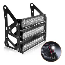 Kit De Barras De Led Focos Auxiliares Lupa Faros Para Moto