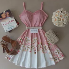 Vestido Boneca Rodado Com Alças Lafiore Store