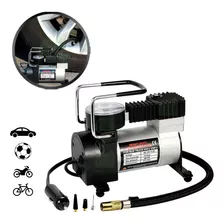 Compressor De Ar Mini Elétrico Portátil 12v Prata