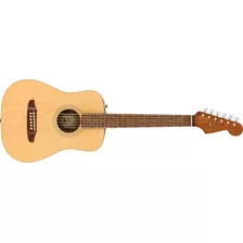 Fender Redondo Mini Guitarra Acustica Travel Viaje Con Funda