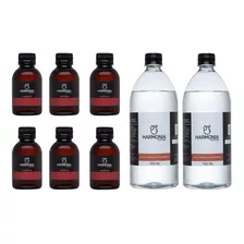 Kit 6 Essência Concentrada Aromatizante+ 2 Base Pronta 900ml