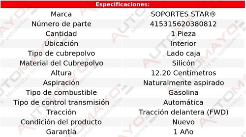 Cubrepolvo Lado Caja Silicn Int Cutlass 6 Cil 3.1l 91-95 Foto 2