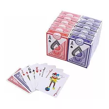 Juego De Cartas - Gameland 12 Decks (6 Red-6 Blue) Premium P