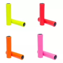 Manopla Silicone Gta Luva Colorida P/ Bicicleta Aro 24 26 29 Cor Verde