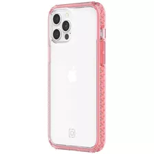 Funda Para iPhone 12 Pro Max-transparente/borde Rosa Inci...