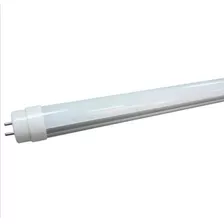 Tubo Led T8 9w 60cm De Largo G13 Cuerpo De Aluminio Ml Color Mica Opalina, Luz Fria, Conexión 1 Lado