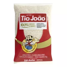 Arroz Agulhinha Tipo 1 Tio João Pacote 1kg