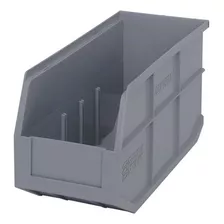 Caja Organizadora Ssb441 Apilable 35,5x15,2x17,7 Cm - Gris