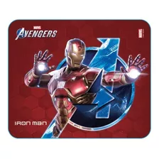 Mouse Pad Iron Man Licencia Oficial Marvel Original Negro