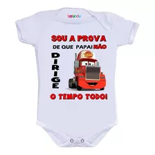 Body Bebê Personalizado Papai Caminhoneiro