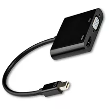 Adaptador Mini Displayport - Hdmi 4k 60hz, Vga 1080p, Áudio 7.1, Hdmatters Compatível Windows/macos/android, Plug & Play, Design Elegante