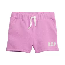 Short Gap Baby Estilo Moletom Rosa Lilás Original Importado 