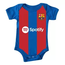 Mameluco Camiseta Barcelona Bebé 100% Algodón