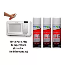 Kit 3 Tinta Microondas Interna Externa Forno Branco Promoção