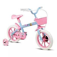 Bicicleta Infantil Paty Aro 12 Azul Bebê E Rosa - Verden