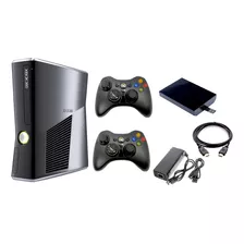 Xbox 360 Slim5.0 + Disco 500gb 200j +2 Controles +envio