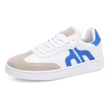 Tênis Feminino Sneacker Cano Médio Azul Original Dubuy