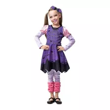 Roupa De Halloween Infantil Vampira Completa Pronta Entrega